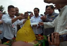 Potong Tumpeng Tinggi 1 Meter, RIB Siap Kawal Program Jokowi Lima Tahun Kedepan