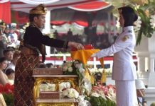 Presiden Jokowi Pimpin Upacara Detik-Detik Proklamasi di HUT RI ke-74