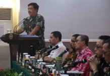Kepala BNPB dan Panglima TNI Lakukan Anev serta Tinjau Karhutla di Riau