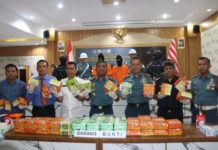 F1QR Lanal Palembang Berhasil Gagalkan Penyelundupan 79 Kg Sabu