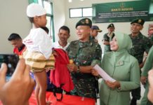 Pangkostrad Hadiri Bakti Sosial Jelang HUT Ke-59 Kostrad Tahun 2020