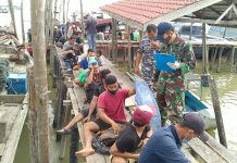 TNI Angkatan Laut Amankan 27 Pekerja Migran Ilegal di Kabupaten Asahan