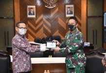 TNI-AD dan Perusahaan Listrik Negara Bahas Kerjasama Pemanfaatan Varian Batako Produk PLN
