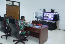 Pangkoarmada I Laksanakan ‘Exit Briefing’ Melalui Vicon Jajaran Lantamal dan Lanal Wilayah Kerja Koarmada I