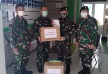 Pangkalan TNI Angkatan Laut Cirebon Sumbang APD untuk RST. Ciremei