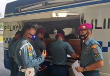 Pelayanan SIM TNI Keliling POM Lantamal III di Pasmar I Cilandak