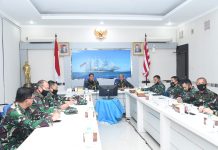 Jajaran Penerangan TNI AL Terima Sosialiasi Peraturan Panglima TNI Nomor 22 Tahun 2020
