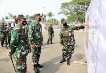 KSAU Tinjau Pembangunan Infrastruktur Satrudal TNI AU di Teluk Naga
