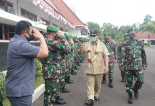 Wakasad Dampingi Menhan Berikan Ceramah Pembekalan Siswa Seskoad