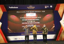 Hatrik!!, Food Station Kembali Raih Penghargaan TOP BUMD Award 2020