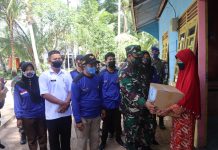 Lanal Dabo Singkep Gelar Bakti Sosial Peringati HUT TNI AL Ke-75