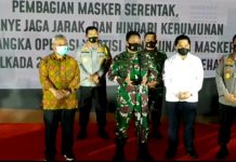 Pemerintah dan KPU Bersama TNI-Polri Sebar 34,3 Juta Masker secara Serentak ke Seluruh Indonesia