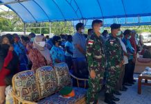 Satgas Pamtas Yonif 312/KH Hadiri Peresmian Puskesmas di Perbatasan Papua