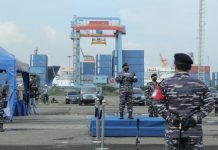 Pangkoarmada I Pimpin Apel Gelar Pasukan Latihan Operasi Dukungan Tembakan