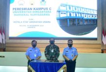 Resmikan Kampus C, KSAU Harap Universitas Suryadarma Hasilkan SDM yang Unggul