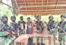 Satgas Yonif MR 413 Gagalkan Penyelundupan 1 Kg Ganja