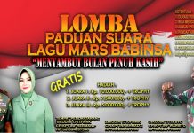 Danrem Merauke Ajak Masyarakat Papua Sambut Bulan Penuh Kasih Melalui Lomba Paduan Suara