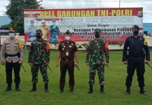 Danrem Merauke Ikuti Apel Kebangsaan secara Virtual Jelang Pilkada Serentak 2020