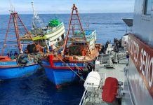 TNI AL Tangkap Dua Kapal Ikan Asing Berbendera Vietnam di Laut Natuna Utara