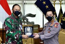 KSAU Terima Kunjungan Kapolri