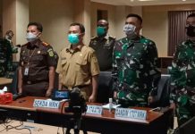 Korem 174 Bersama Forkopimda Merauke Ikut Pengarahan Presiden RI secara Virtual tentang Pengendalian Karhutla