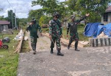 Dandim 1711/Boven Digoel Tinjau Lokasi TMMD Ke-110 di Distrik Kawagit