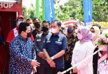 Kepala BPH Migas Bersama Menteri BUMN dan Dirut Pertamina Resmikan Pertashop Milik Pesantren di Cilacap