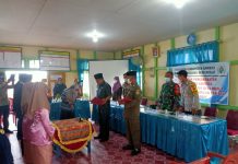 Danramil 06/Selakau Hadiri Pelantikan Anggota BPD Desa Binaan