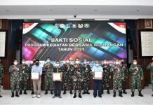 PKB Kejuangan Tahun 2021: Seskoau Adakan Bakti Sosial