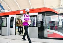 Presiden Jokowi: Hampir 85 Persen Progres Perkembangan Pembangunan LRT Jabodebek, Juni 2022 Beroperasi