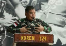 Danrem 174 Merauke Beri Pembekalan Pasukan Yonif 315/Garuda