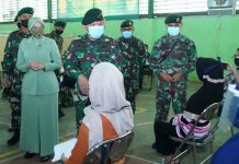 Kostrad Gelar Serbuan Vaksin Covid-19 di 3 Lokasi, Pangkostrad: Bahu-membahu Lakukan Vaksinasi