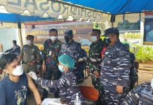 Serbuan Vaksin Covid-19 TNI AL Kembali Vaksinasi Masyarakat Maritim di Kawasan Sunter