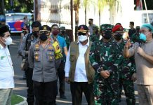 Ketua Satgas Bersama Panglima TNI dan Kabaharkam Polri Tinjau Tempat Isoman Terpusat Rumah Dinas Walkot Semarang