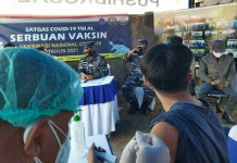 Sukseskan Program 1 Juta Vaksin Per Hari, TNI Angkatan Laut Sasar Masyarakat Maritim di Kali Baru Jakarta Utara