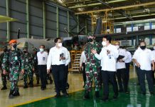 KSAU Tinjau PT Dirgantara Indonesia