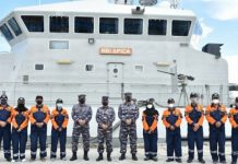 Komandan Pushidrosal Tinjau Kegiatan Ekspedisi Jala Citra -1 2021 “Aurora” di Sorong