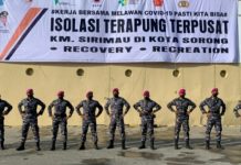 Korps Marinir TNI AL Siap Amankan Program Isolasi Mandiri Terapung di Kota Sorong