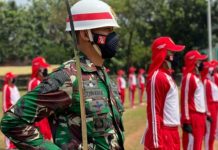 Prajurit Kostrad Kapten Inf Suryadi Nataatmaja Jadi Dankompi Paskibraka Upacara HUT Ke-76 RI di Istana Negara