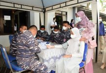 22 Kali Gelar Serbuan Vaksin TNI-AL, Pushidrosal Juga Adakan Vaksinasi Covid-19 di Markas Komando