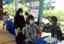 TNI AL Kembali Gelar Serbuan Vaksinasi Massal bagi Masyarakat Maritim Rawa Badak Jakarta Utara