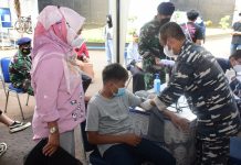 Pushidros TNI AL Gencarkan Vaksinasi Covid-19