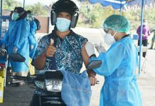 Lanud Adisutjipto Gelar Vaksinasi Drive Thru di Lapter Gading Gunung Kidul