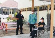 Presiden Jokowi Tinjau Vaksinasi di SLB Negeri 1 Bantul, Yogyakarta