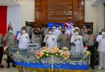 Bangun Sinergitas Polri-TNI, Kapolsek Pademangan Kunjungi Pushidrosal
