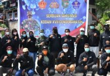 Kodam XVII/Cenderawasih Terus Gencarkan Serbuan Vaksinasi, Kali Ini di Kelurahan Numbay Jayapura Selatan