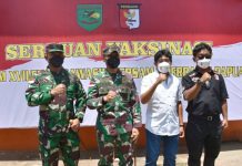 Jelang PON XX, Perbakin dan Kodam Cenderawasih Gencarkan Serbuan Vaksinasi