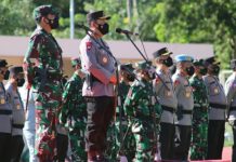 Panglima TNI Didampingi Pangdam Cenderawasih Tinjau Pengamanan PON XX Papua