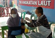 Dukung Target Vaksinasi Nasional, TNI AL Gelar Serbuan Vaksin Covid-19 di Subang