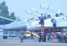 KSAU Tinjau Latihan Demo Udara Peringatan HUT Ke-76 TNI